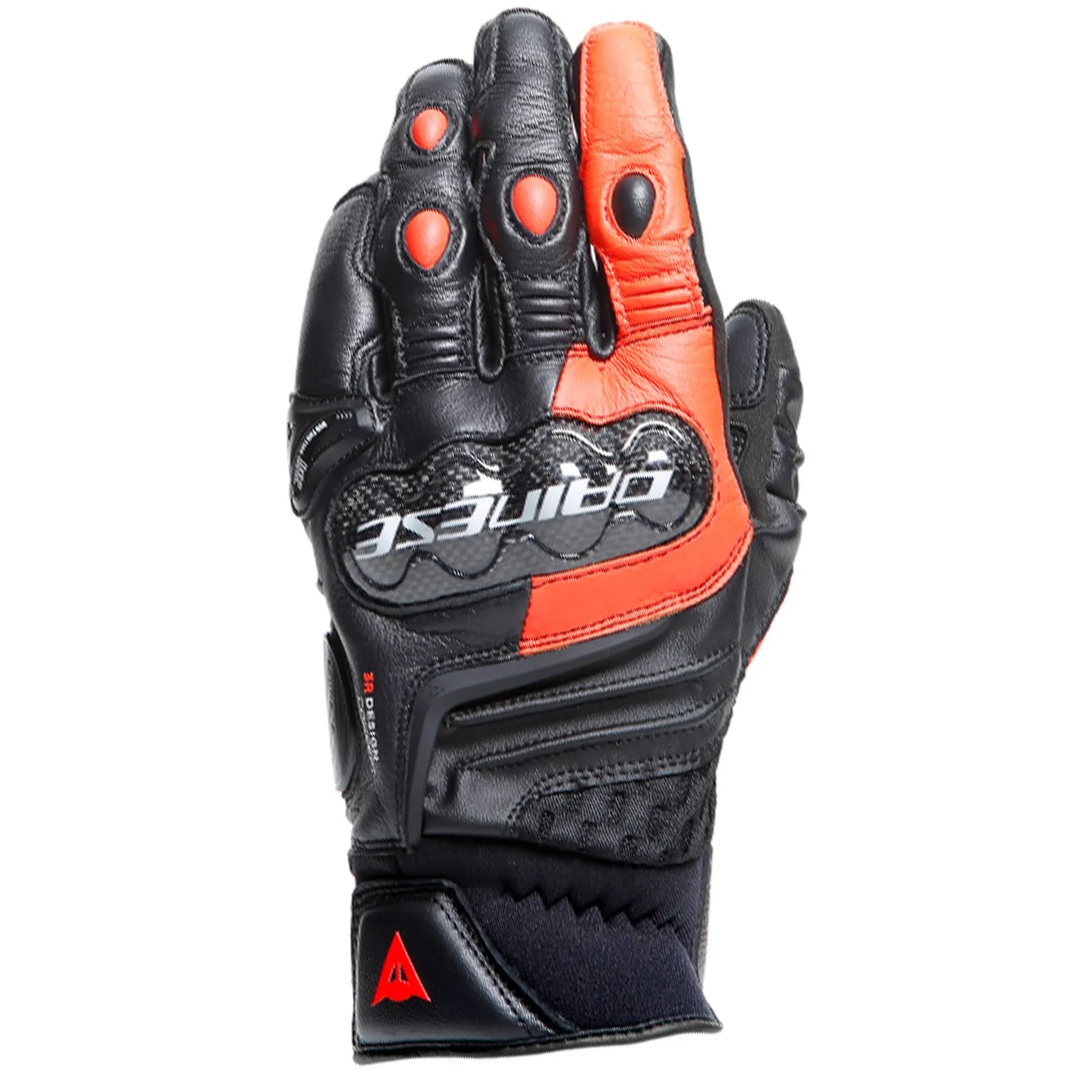 Dainese Carbon 4 Short Gloves Racing-Blue-Black-Fluo-Yellow XL