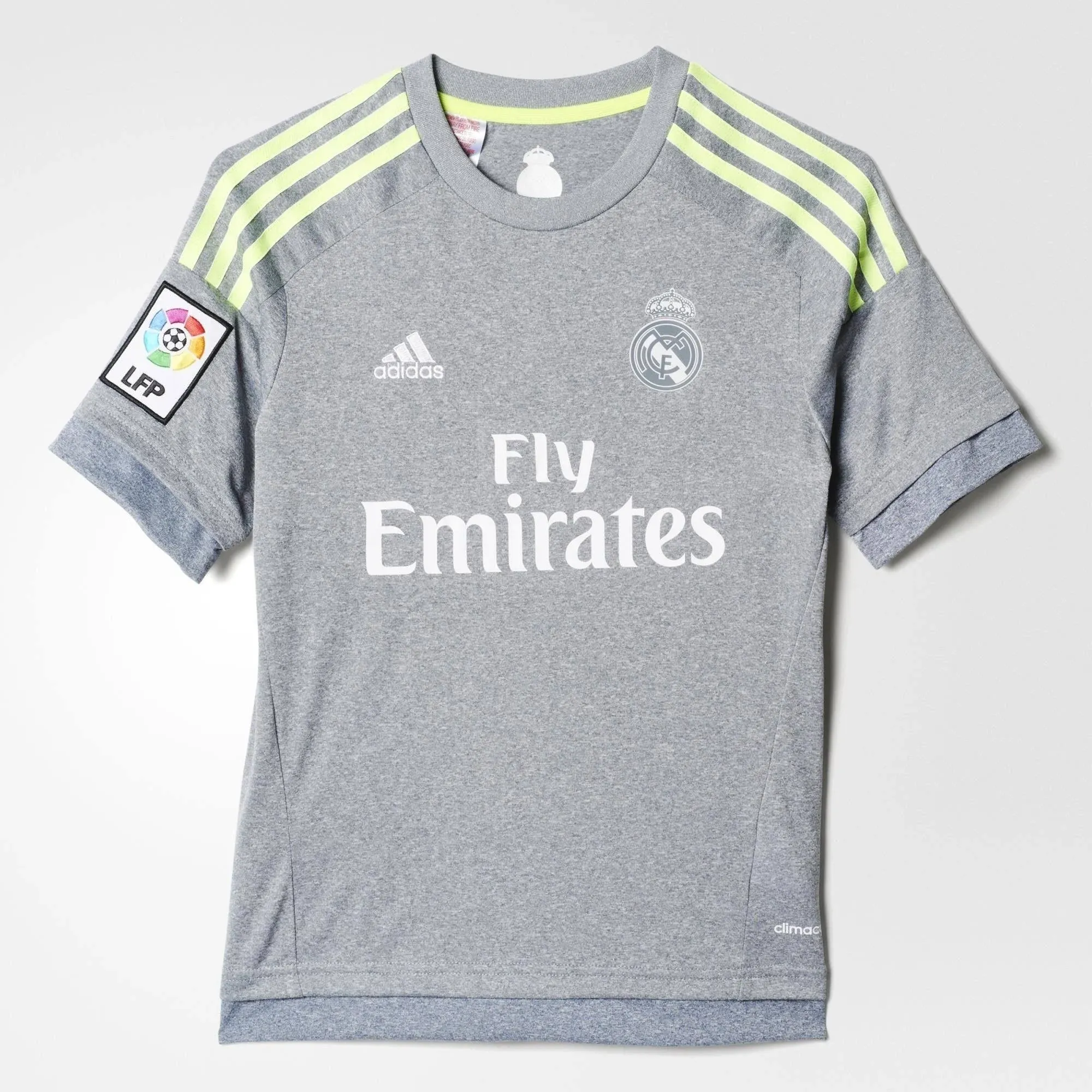 adidas Real Madrid Away Jersey Youth 15 Grey/