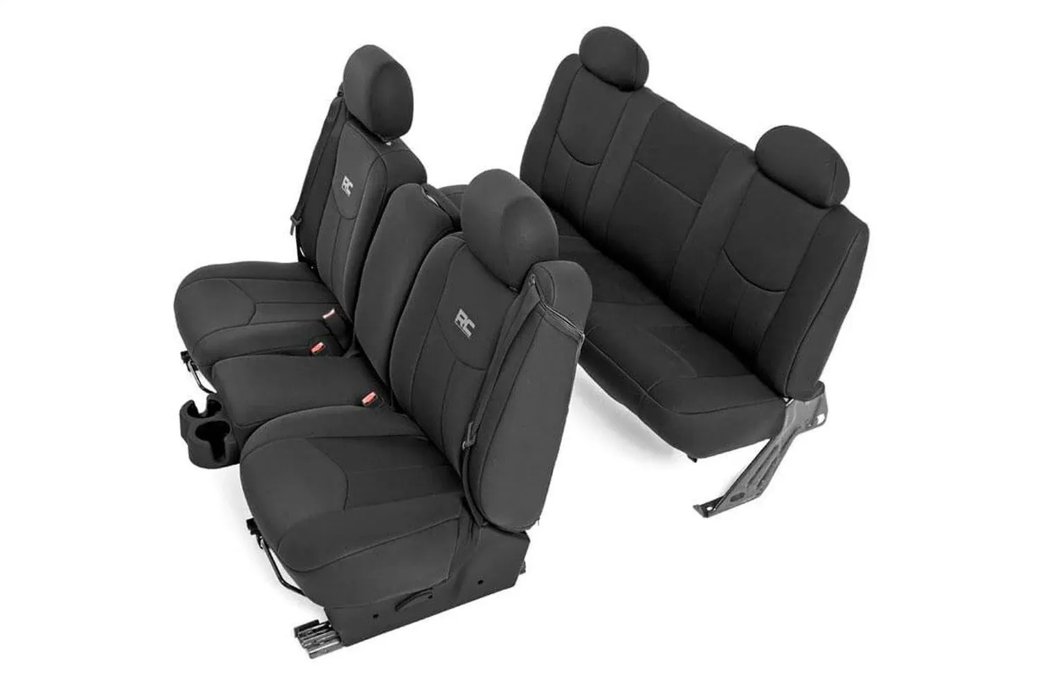 Rough Country Neoprene Front and Rear Seat Covers