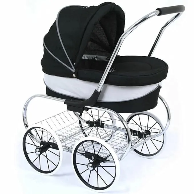 Classic Bassinet Doll Stroller by Valco Baby (Grey Marle)