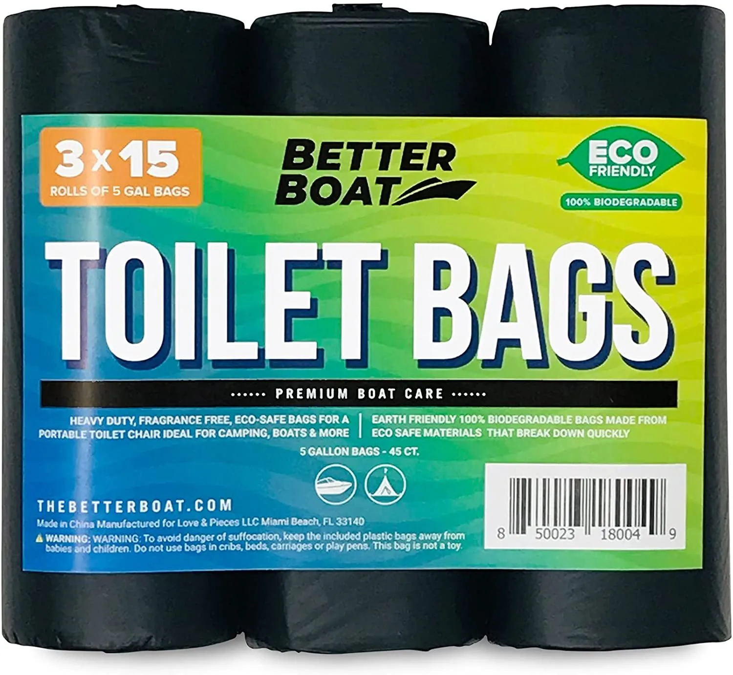 Better Boat Portable Toilet Bags