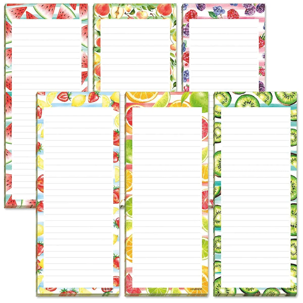 Fruit Magnetic Shopping List Pads