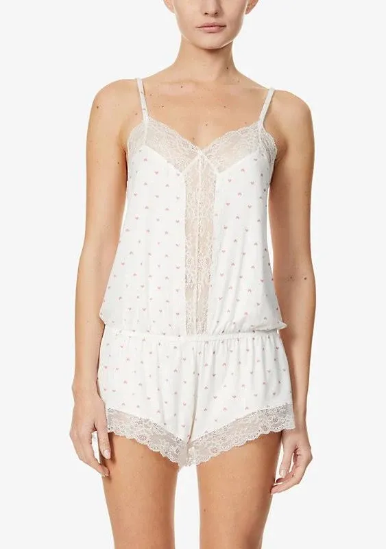 Eberjey Pajama Romper NWT