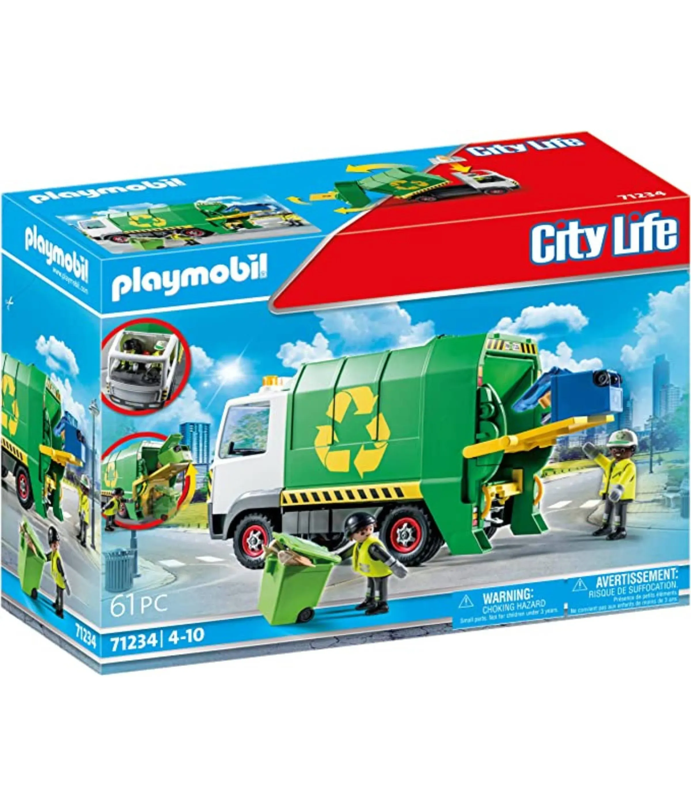 Playmobil City Action 71234 Recycling Truck MIB/New