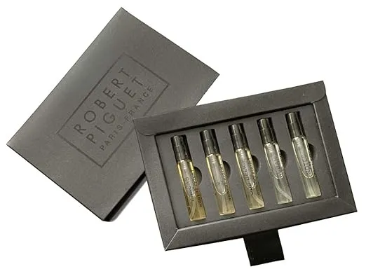 Robert Piguet L'Expérience Piguet Discovery Set | Includes Fracas, Casbah, V, Oud Délice and Notes, 0.08 Fl Oz