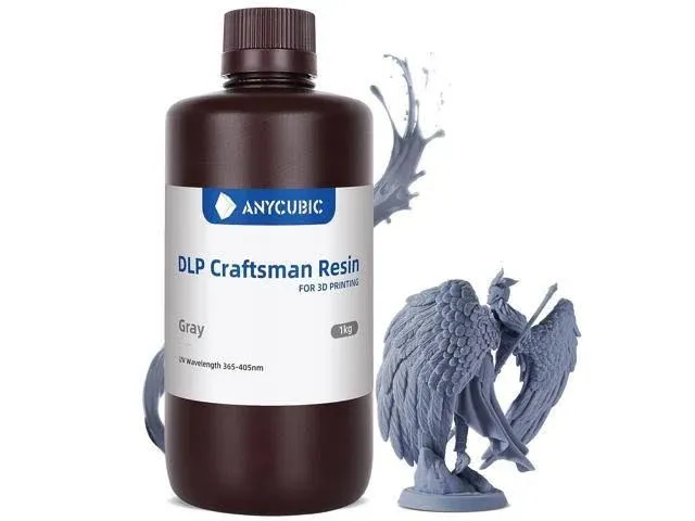 Anycubic 3D Printer Resin, 365-405nm DLP UV-Curing Resin for Photon Ultra/Photon ...