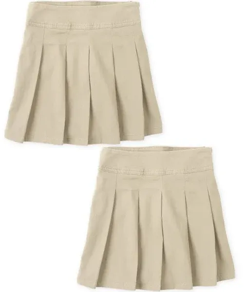 The Children's Place Girls' Uniform Pleated Skort