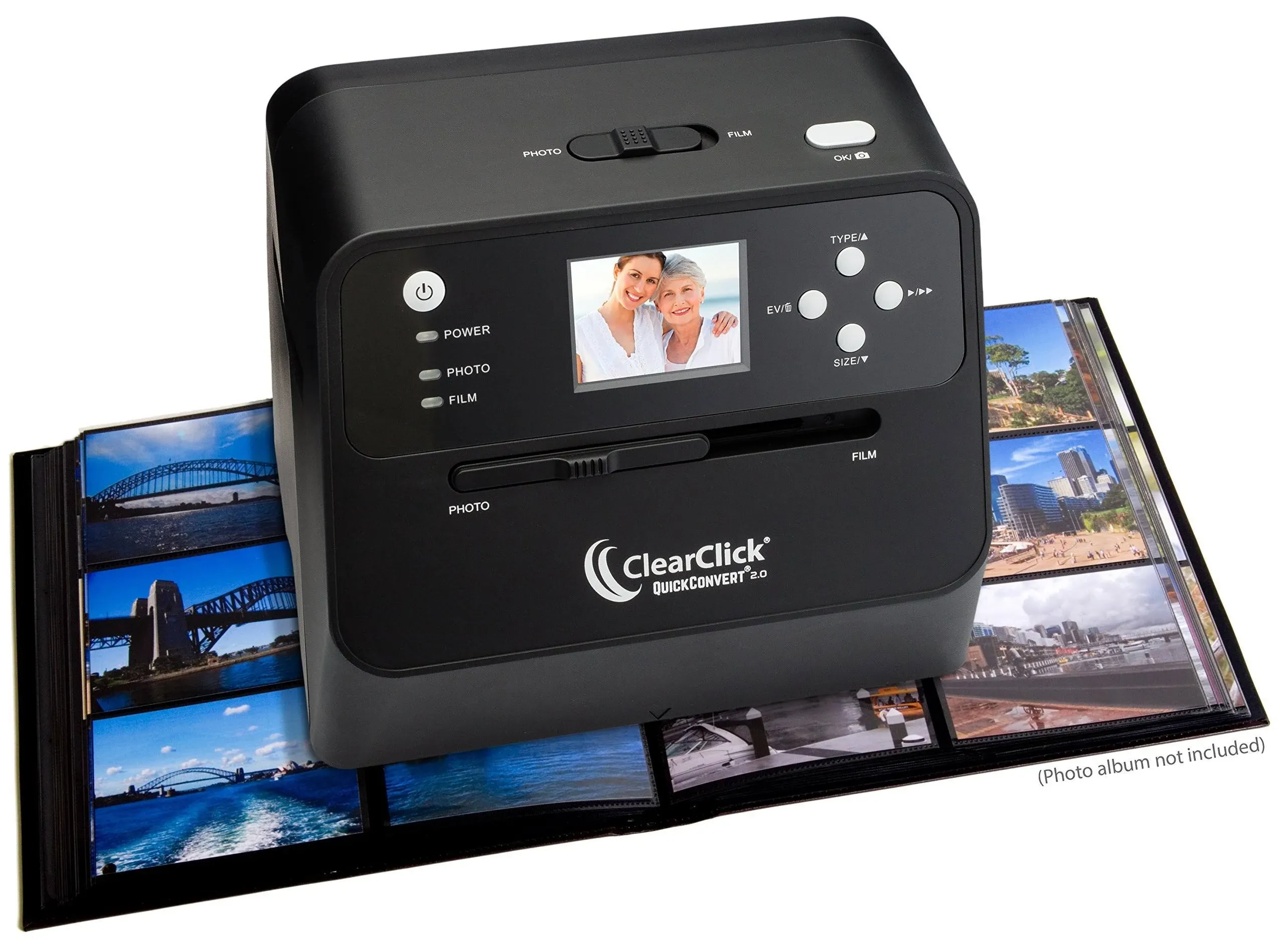 Clearclick 14 Mp QuickConvert 2.0 Photo Slide and Negative Scanner - Scan 4x6 ...