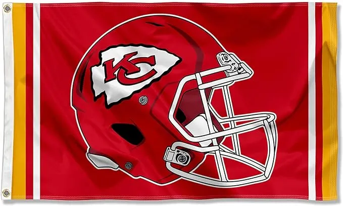 WinCraft Kansas City Chiefs New Helmet Grommet Pole Flag