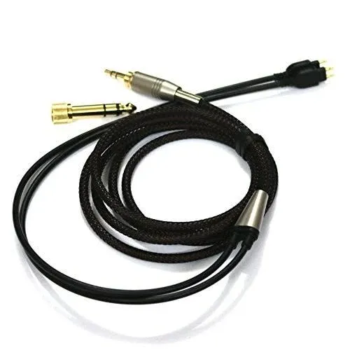 NewFantasia 1.5m 4.5ft New Replacement Audio Upgrade Cable for Sennheiser HD650 ...