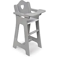 Badger Basket Doll High Chair - Executive Gray