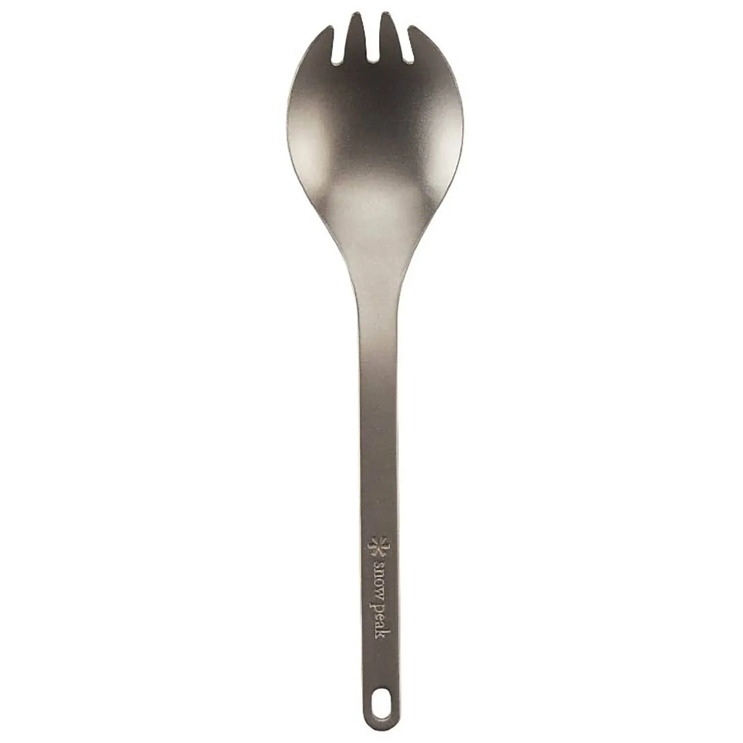 Snow Peak Titanium Spork - Lightweight Titanium Cutlery for Camping & Hiking - Compact & Portable Utensil for Easy Packing - Durable Camping Cookware Accessories