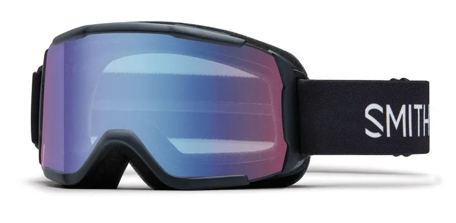 Smith Daredevil Youth Goggles-Black-Blue Sensor Mirror