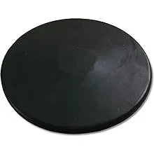 Black Rubber Discus - Practice 1 Kilogram