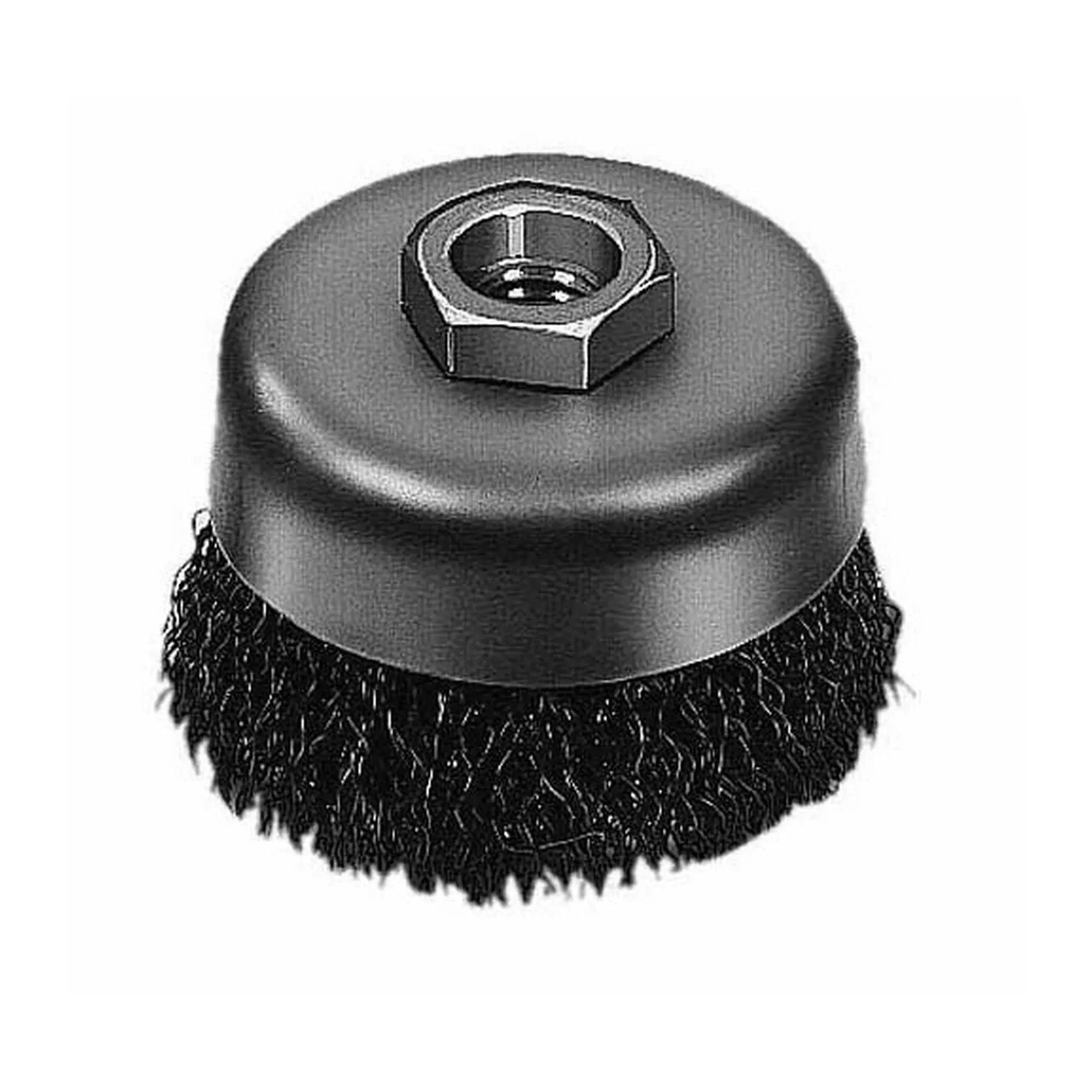 Milwaukee 48-52-5060 Crimped Wire Cup Brush 3&#034; Carbon Steel Wire 5/8-11 Spindle 