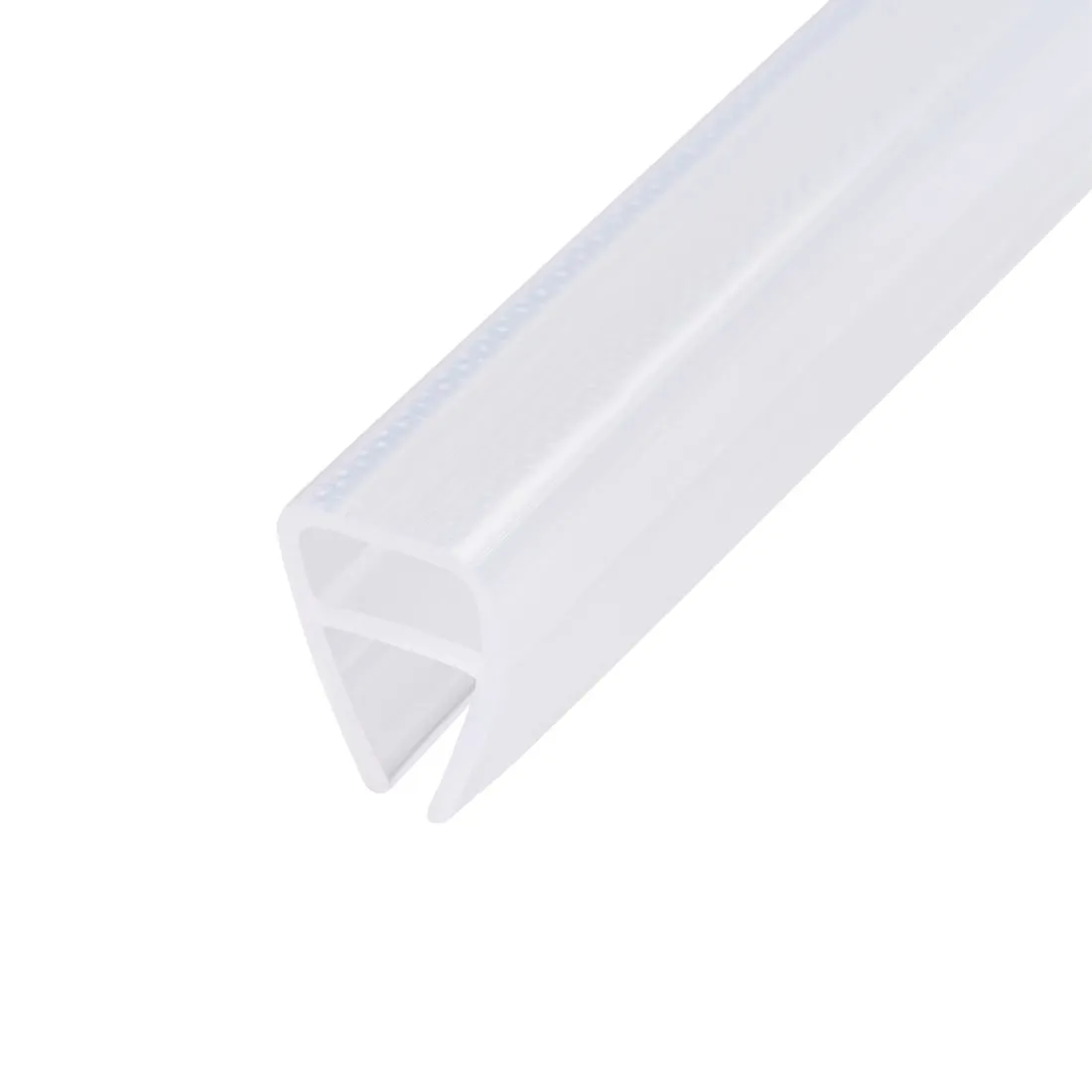 Frameless Glass Shower Door Sweep Seal U-Type 8mm Drip Rail 3/8"(10mm) x 118" - 3/8" x 118"