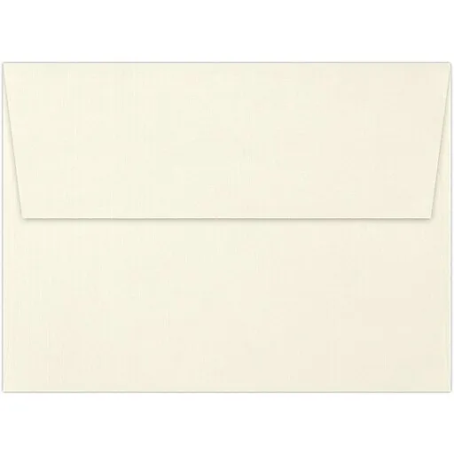 LUX A6 Invitation Envelopes (4 3/4 x 6 1/2) 50/Pack, Natural Linen (4875-NLI-50)