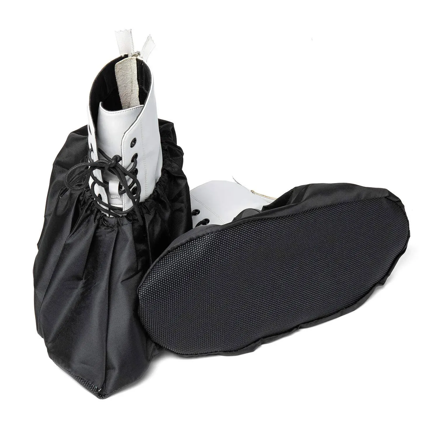 Premium Reusable Boot &amp; Shoe Covers : Waterproof, Non-Slip, Stretchable  2 Pairs