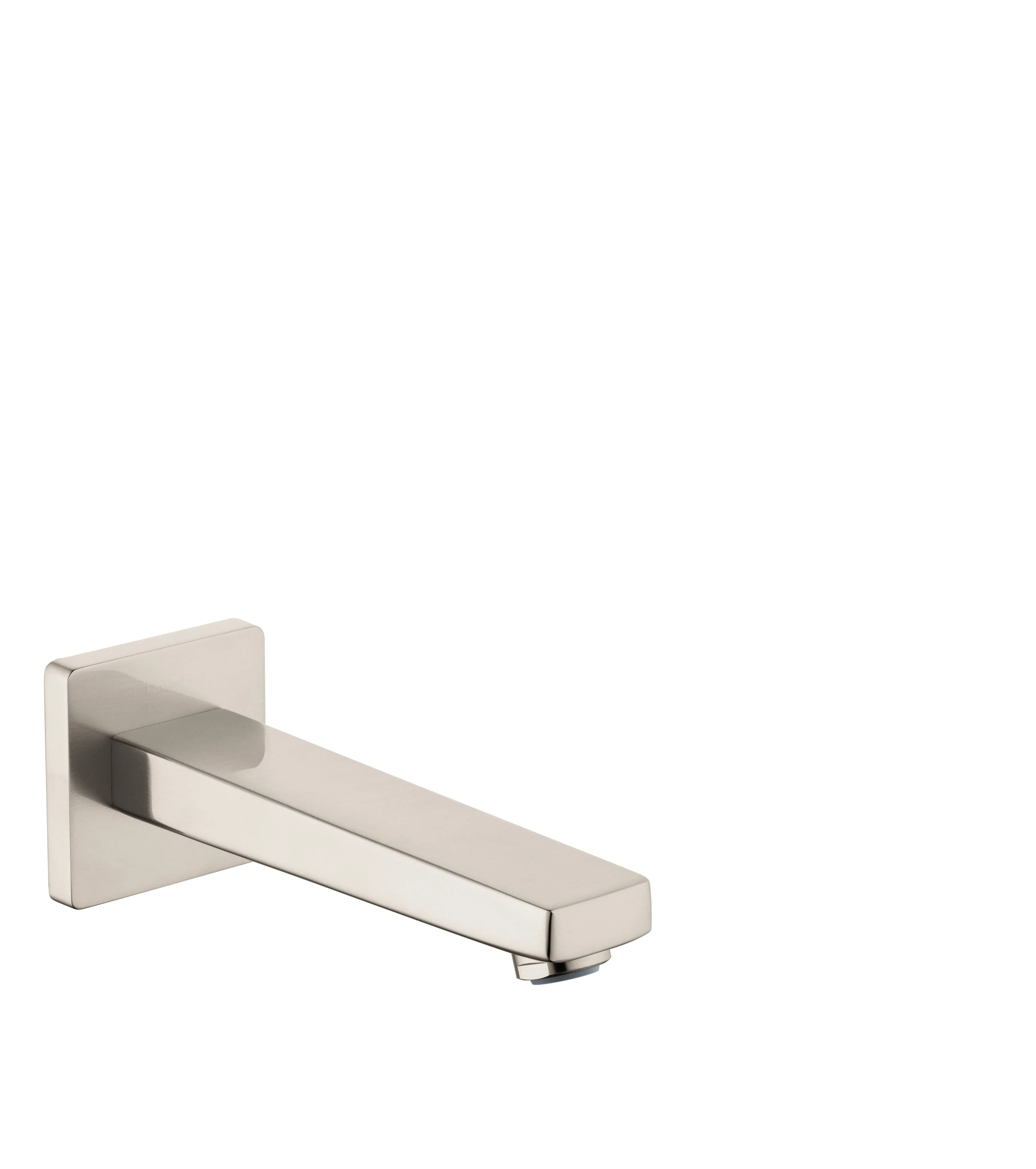 Hansgrohe Metropol Brushed Nickel Wall-mount Low-arc Bathtub Faucet