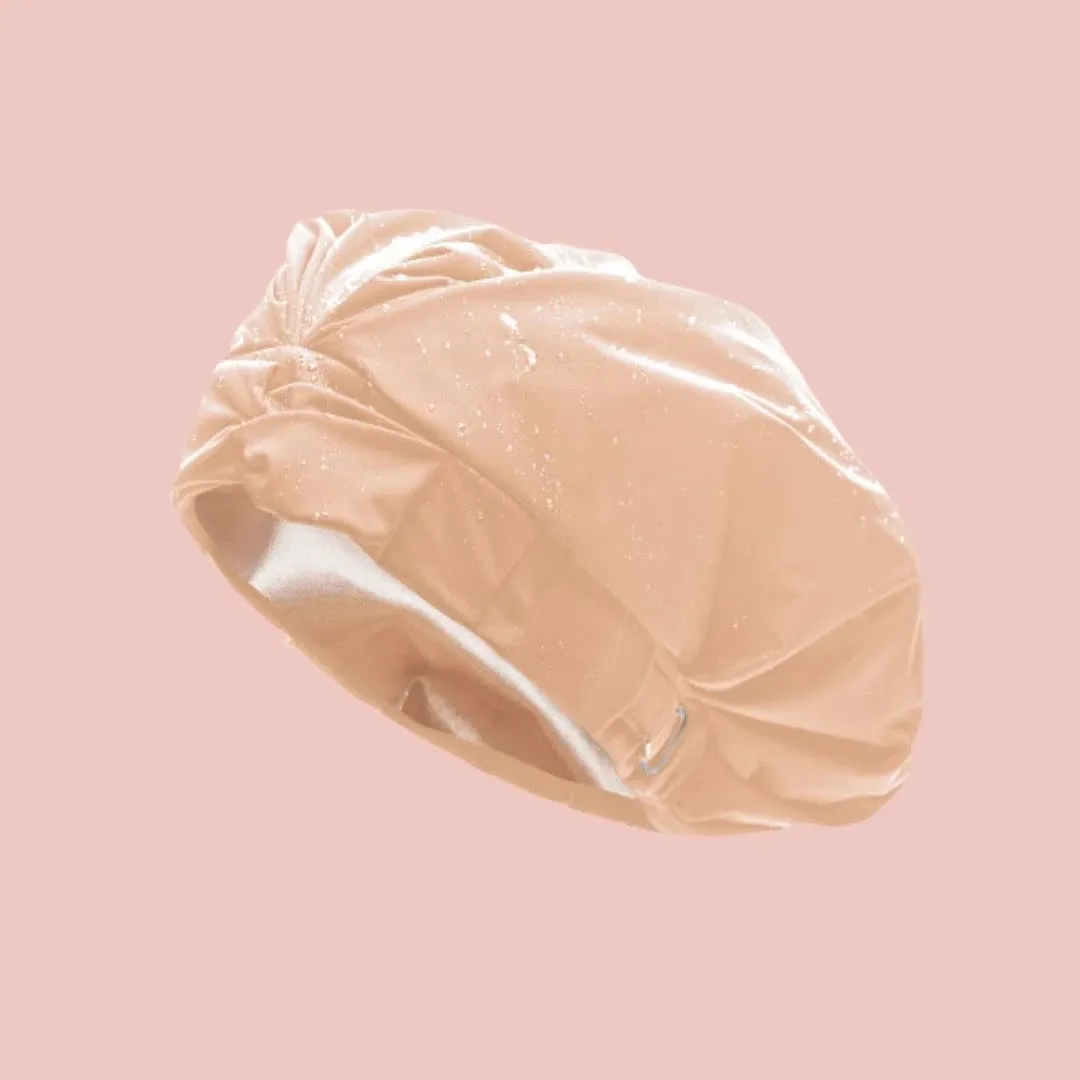 Classic Satin-Lined Shower Cap (available in 4 colors)