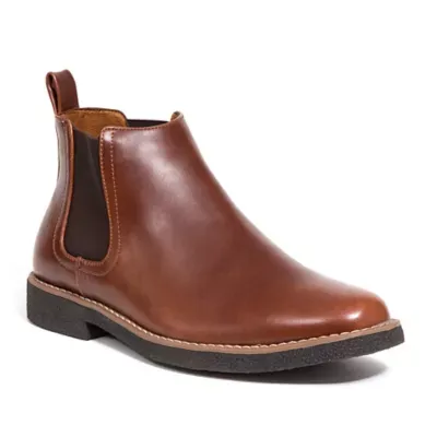 Men's Deer Stags Rockland Chelsea Boot, Size: 8, Brown