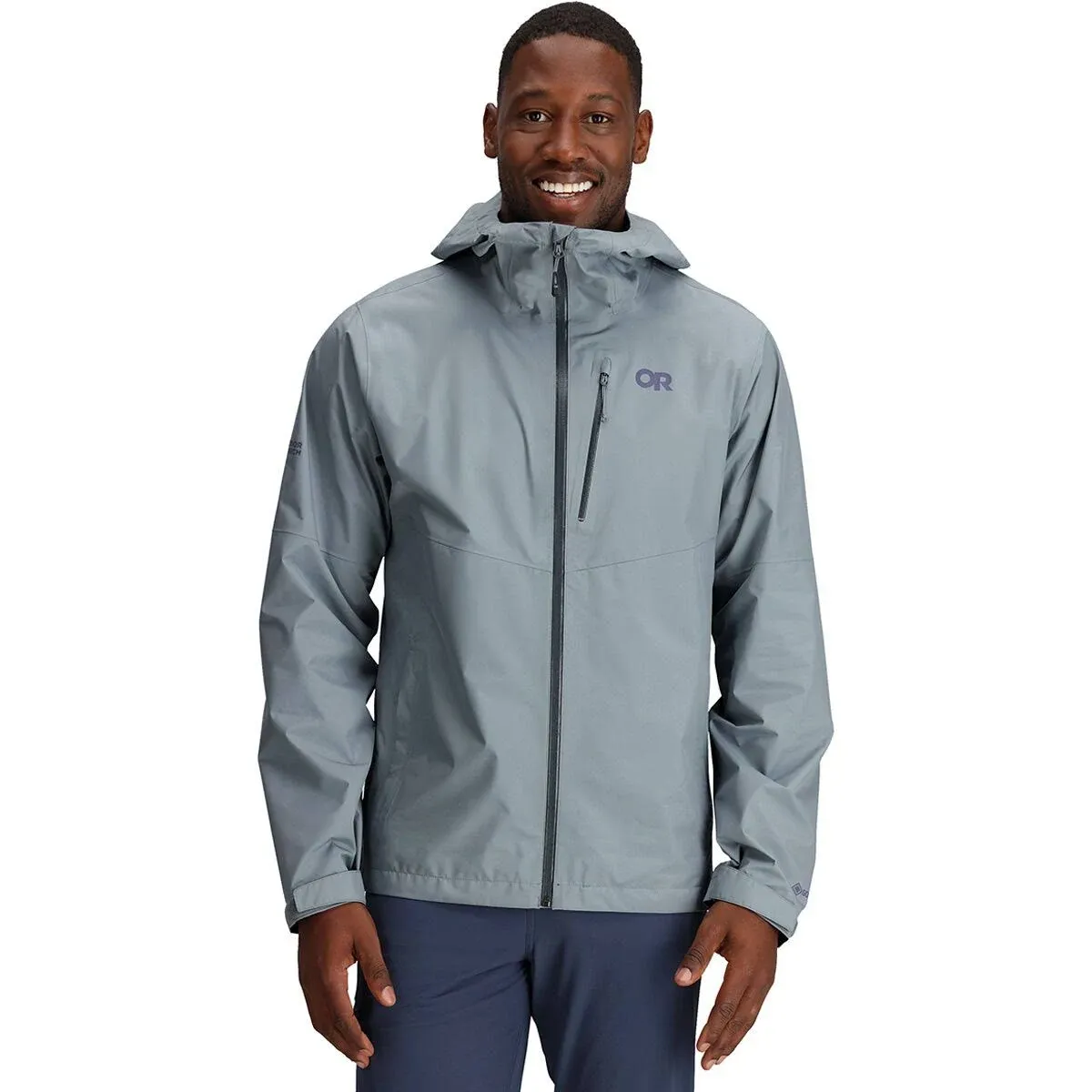 Outdoor Research Men’s Foray II Jacket – Waterproof & Windproof Hooded Rain Coat