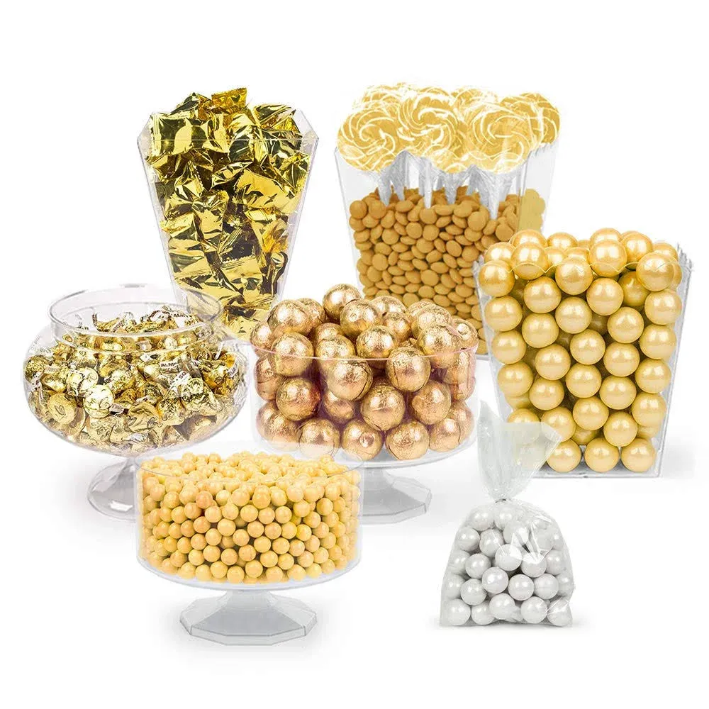 Gold Deluxe Candy Buffet - Online Candy Store - Bulk Candy Online @ JustCandy.com