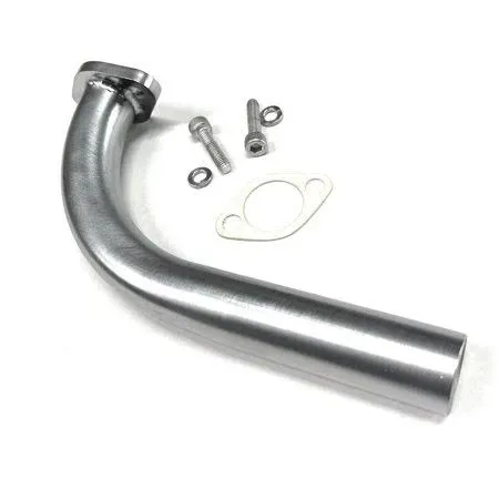 ARSPORT Exhaust Pipe Header for Lifan 3HP, Monster Moto 80cc, Go Kart, and Mini