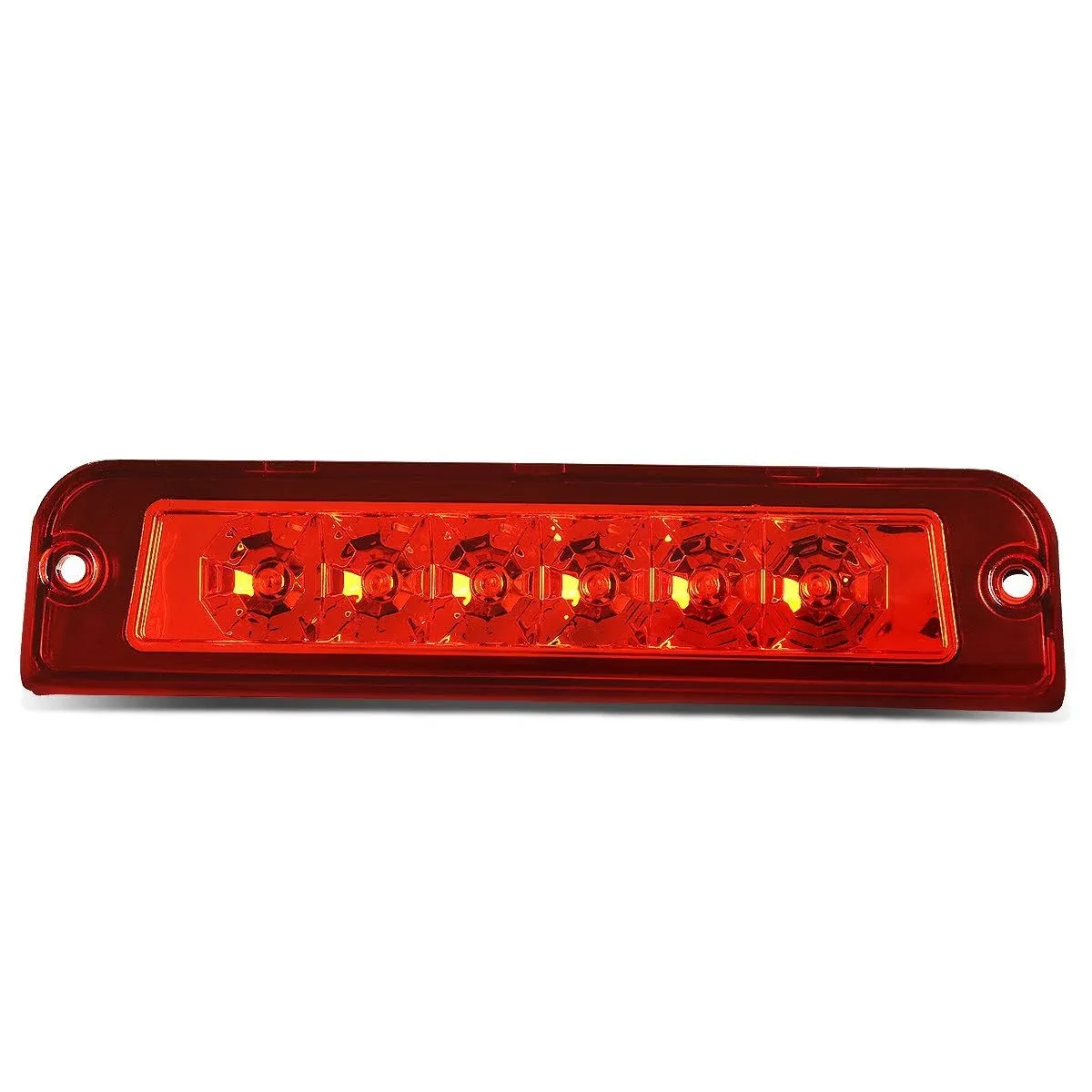 DNA MOTORING 3BL-JW97-LED-RD Red Lens LED Third Tail Brake Light [Compatible with 97-06 Jeep Wrangler]