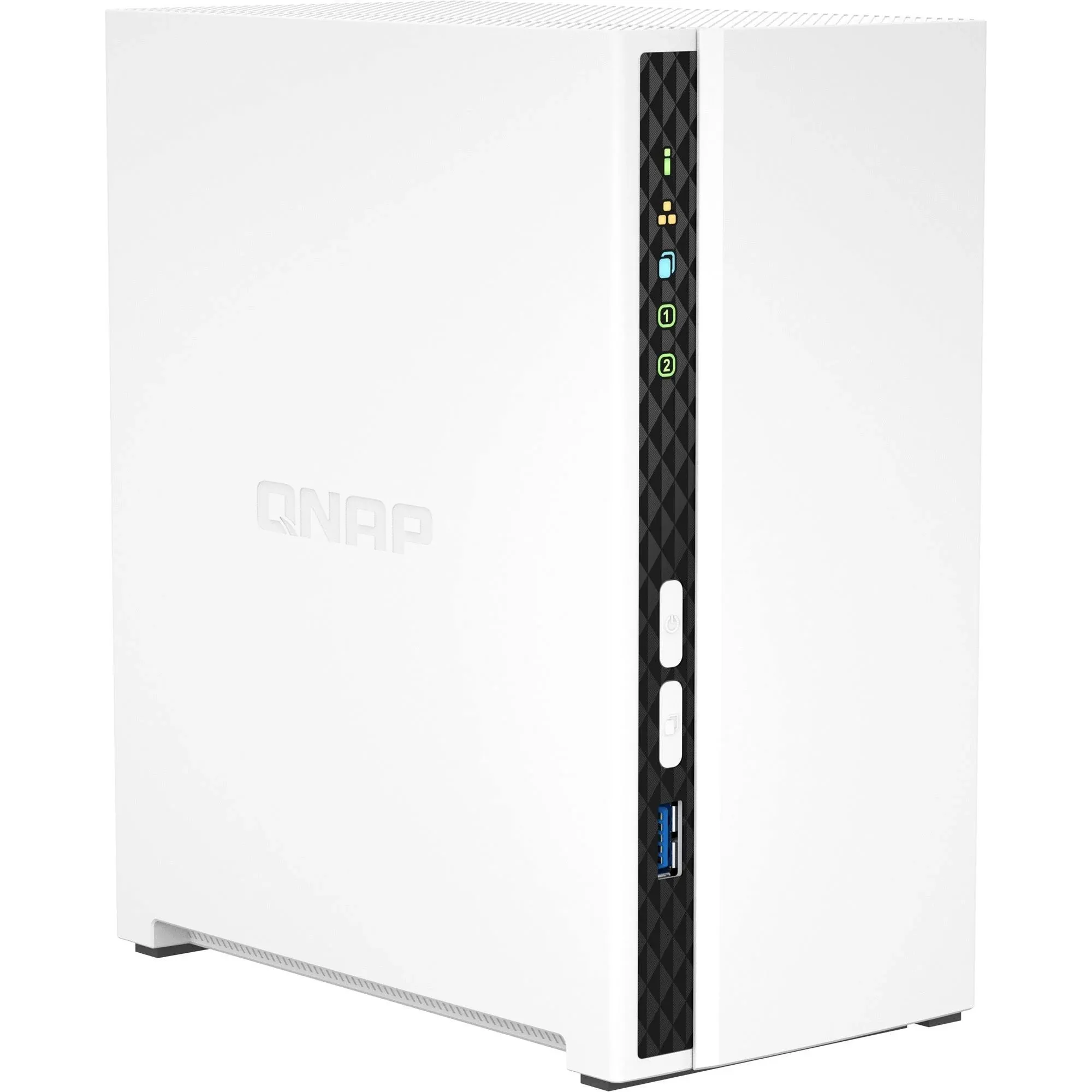 QNAP TS-233-US 2 Bay Affordable Desktop NAS with ARM Cortex-A55 Quad-core Processor and 2 GB DDR4 RAM (Diskless)