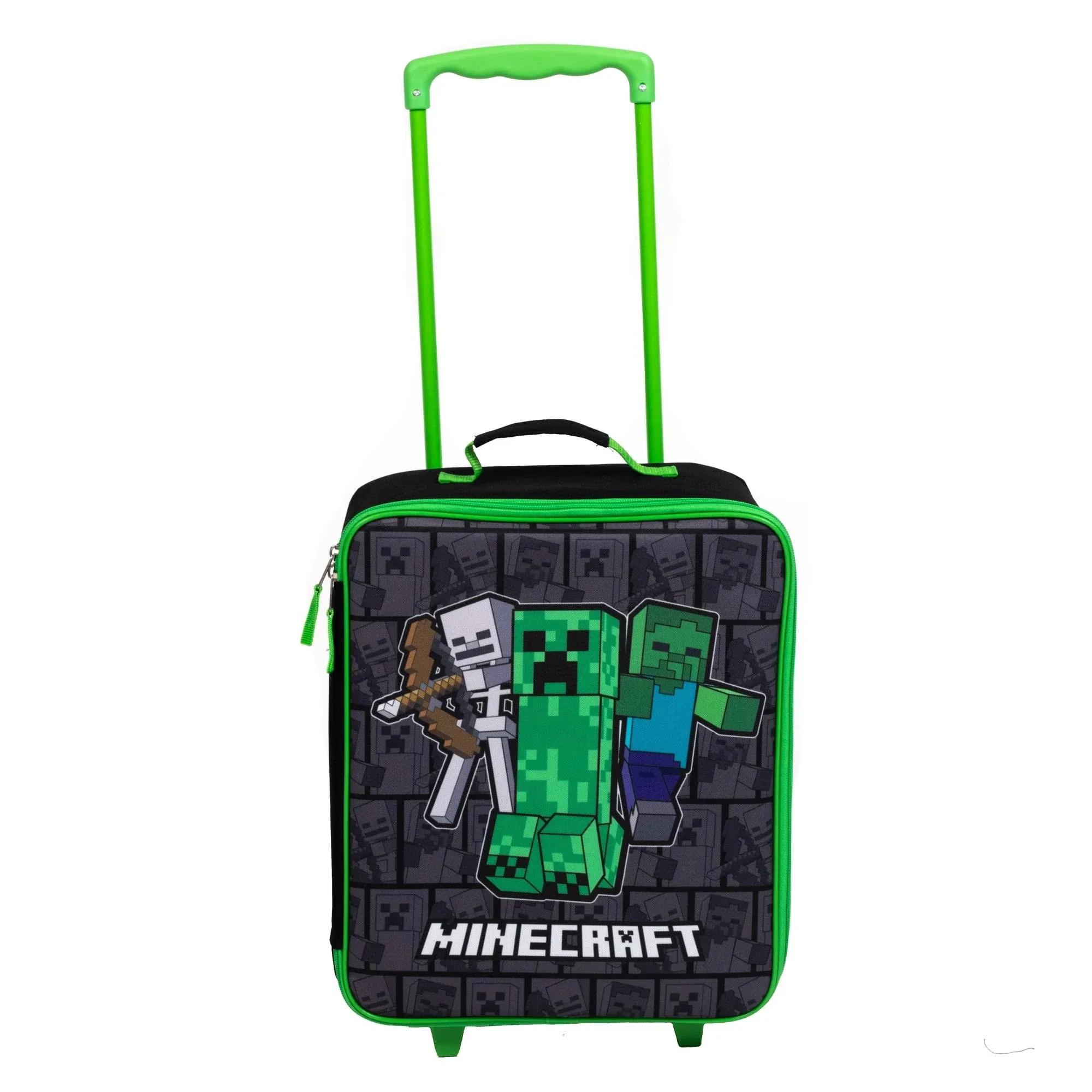 Minecraft Creeper Kids' 14-Inch Carry-On Luggage