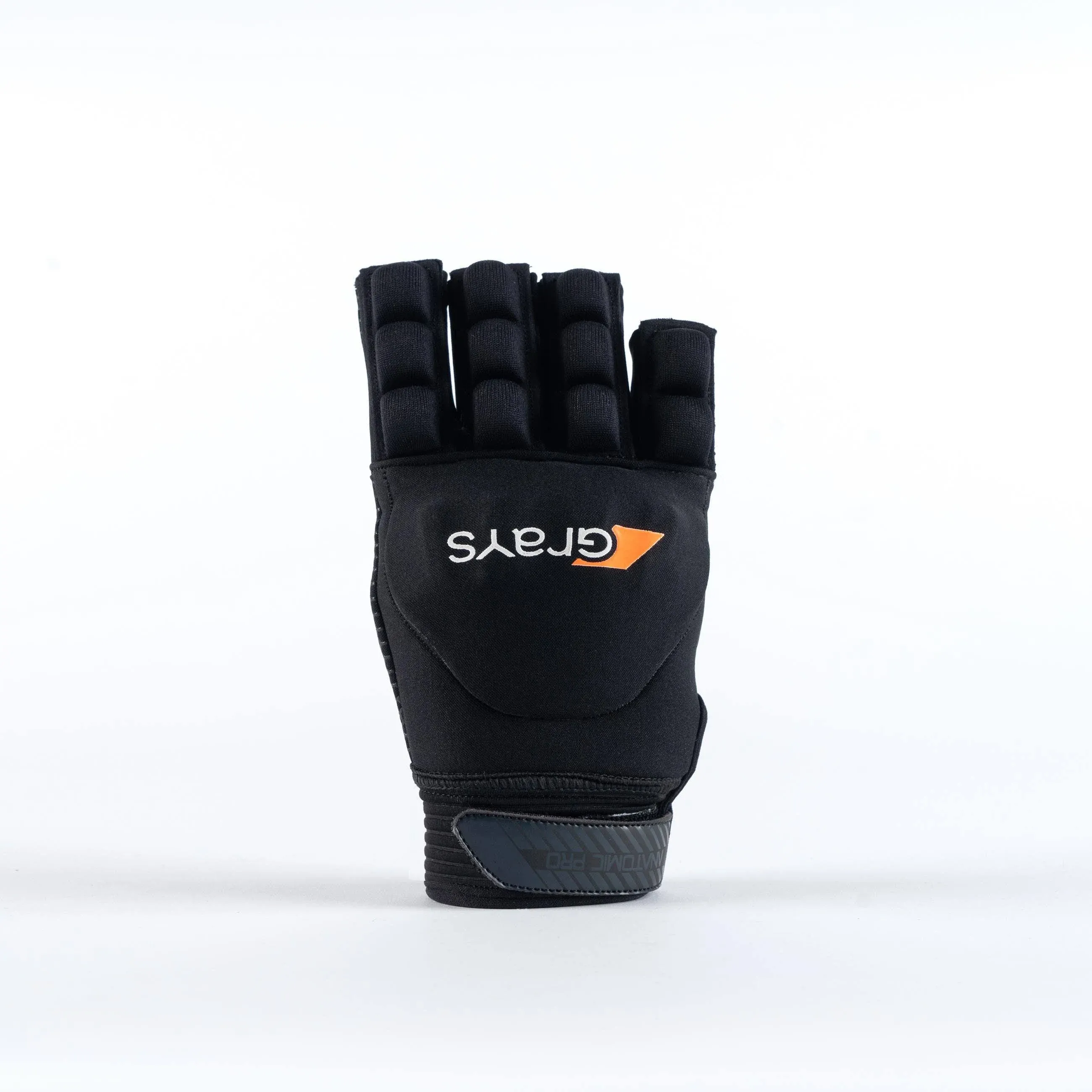 GRAYS Black Left Medium Outdoor Field Hockey Gloves | Anatomic Pro Field (Fingerless)