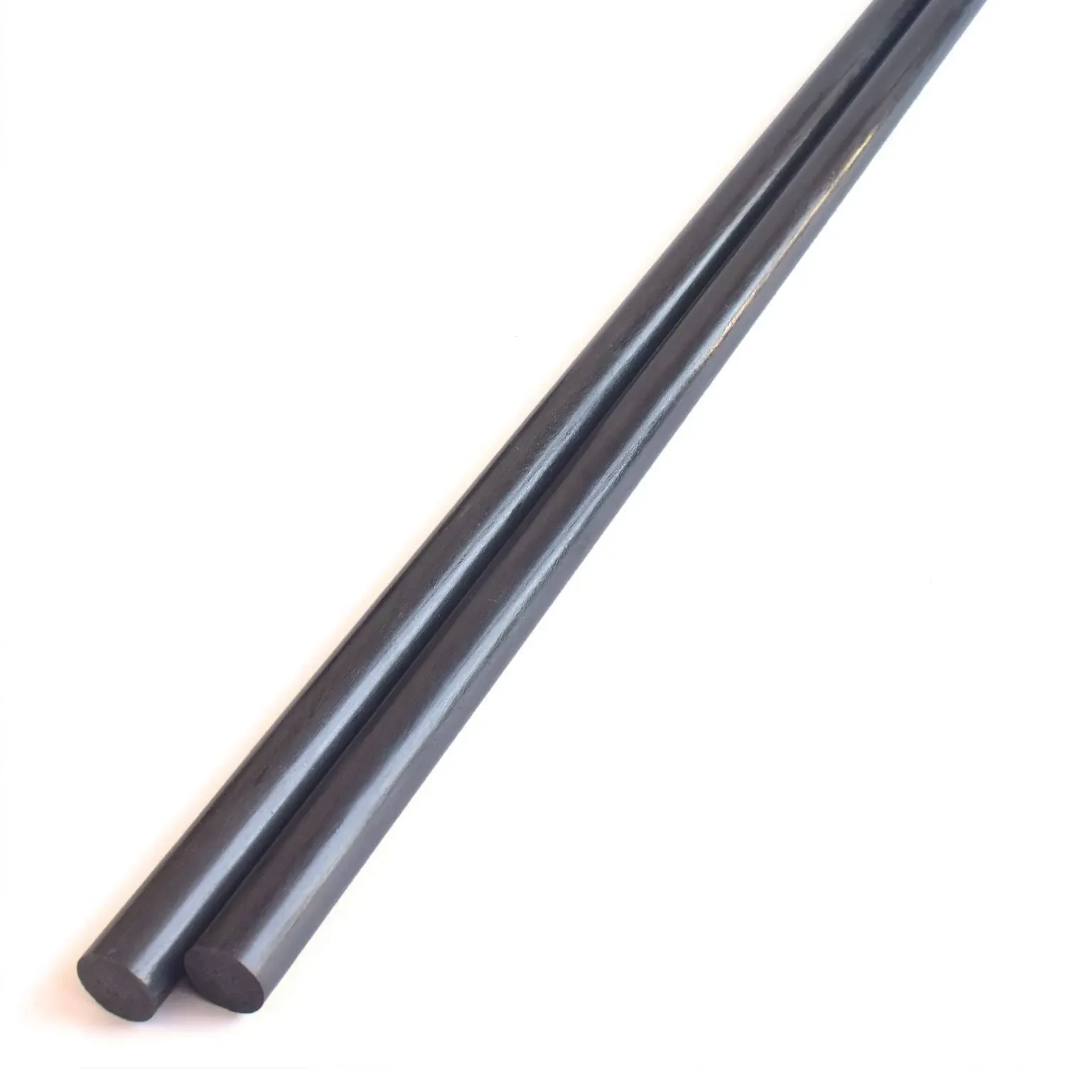 2pcs 10mm Carbon Fiber Rods 10x420mm,10mm Solid Carbon Fiber Tube(pultrusion) Length 420mm