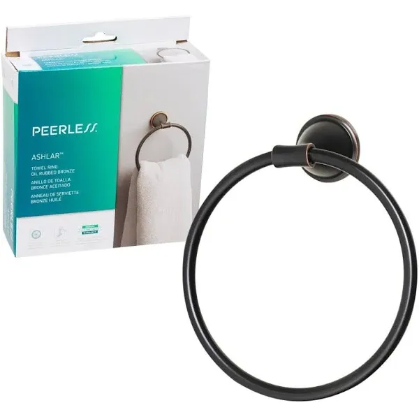 Peerless Ashl46-ob Ashlar Oil Rubbed Bronze Bath Towel Ring