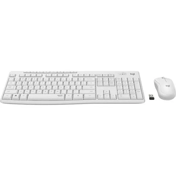 Logitech MK295 Silent Wireless Keyboard & Mouse Combo (Off-White)