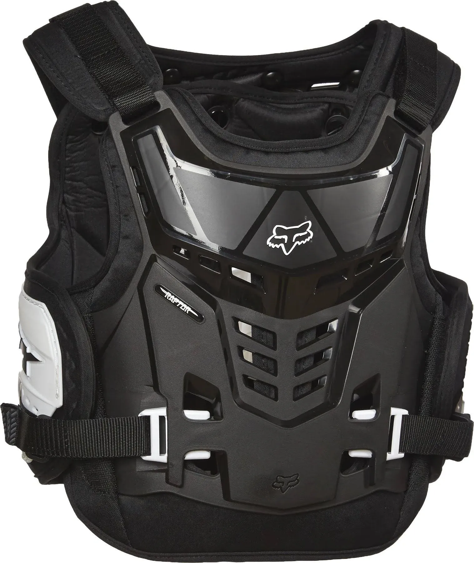 Fox Racing Unisex-Child Raptor PROFRAME LC Motocross Chest Protector, CE CERT,Black/White,One Size