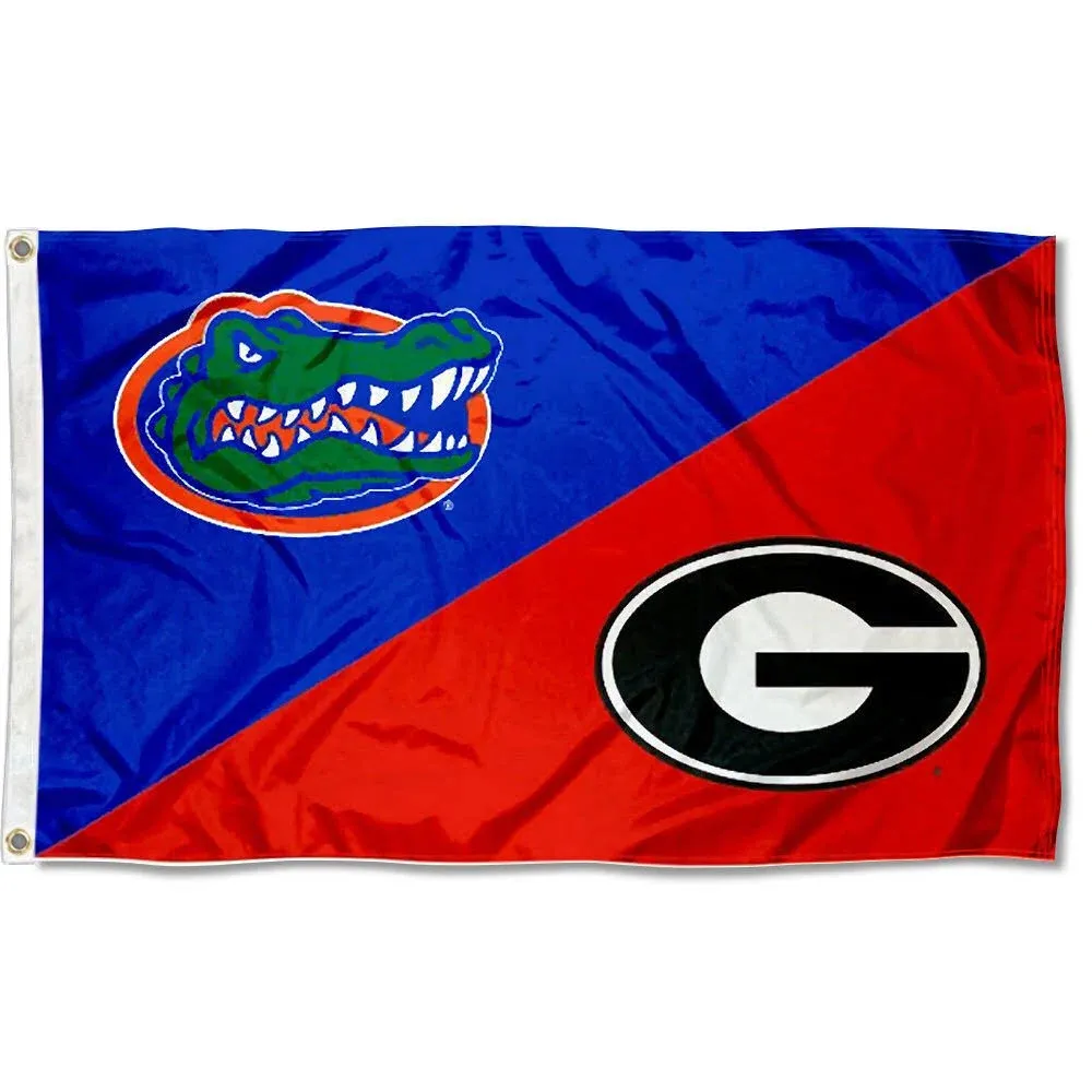 UF vs UGA House Divided 3x5 Flag and Banner