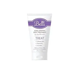 Belli Skincare Acne Control Spot Treatment - Skin Care Treatment - Acne Treatment - Vegan Face Wash - Pregnancy Acne Treatment - Acne Spot Treatment for Face - Face Care