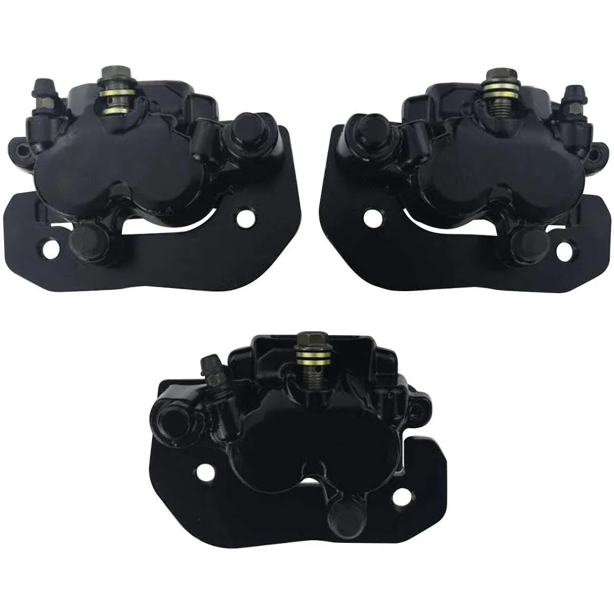 M MATI Rear Right & Front Brake Caliper Set for Can-Am Outlander 450 500 570 650 800 850 1000 Renegade 500 570 650 800 850 1000 705600862 705600861 705600859