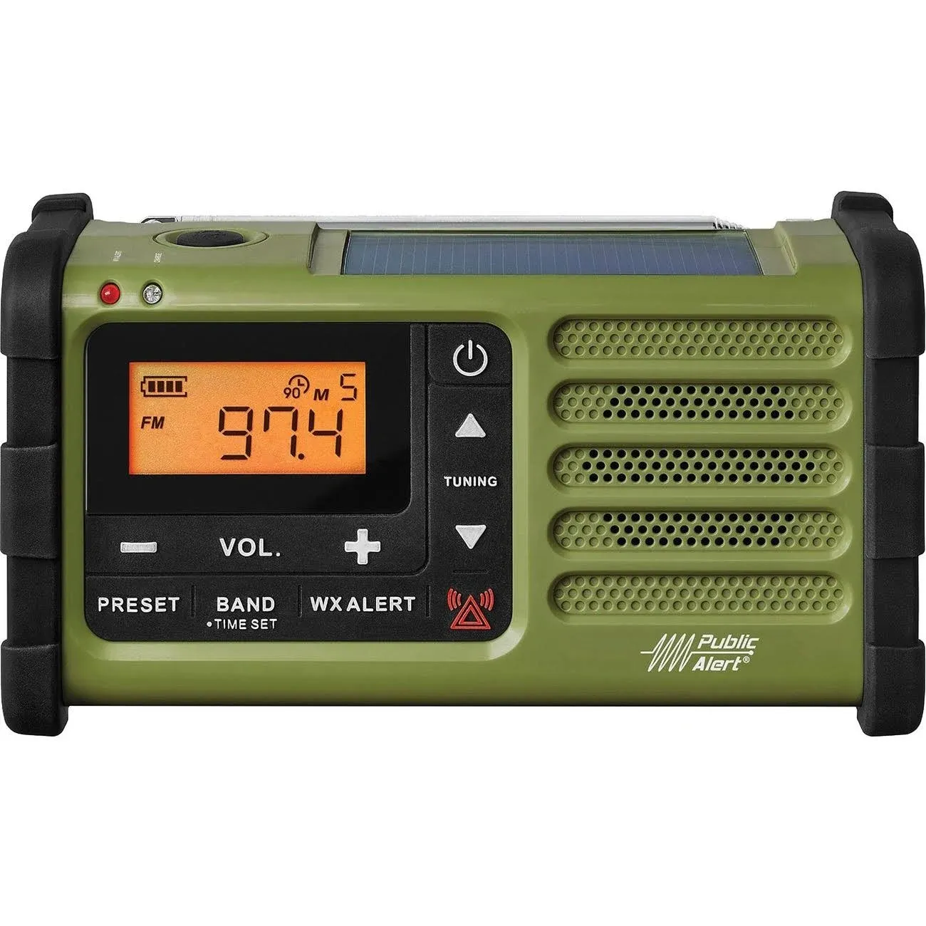 Sangean SG-112 AM/FM Multi-Powered Weather Emergency Radio (Green) Green