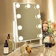 Hansong Hollywood Lighted Vanity Makeup Mirror