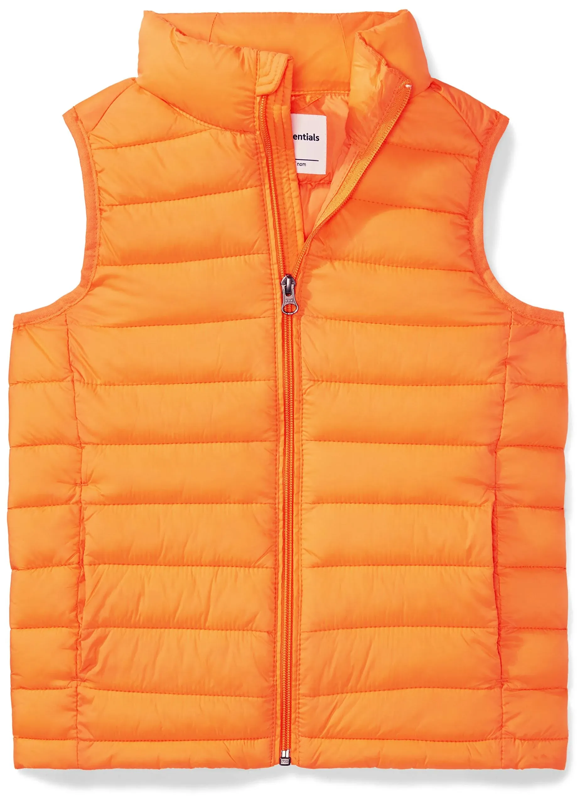 Amazon Essentials Boys&#039; Light Weight Water Resistant Packable Puffer Vest, Large