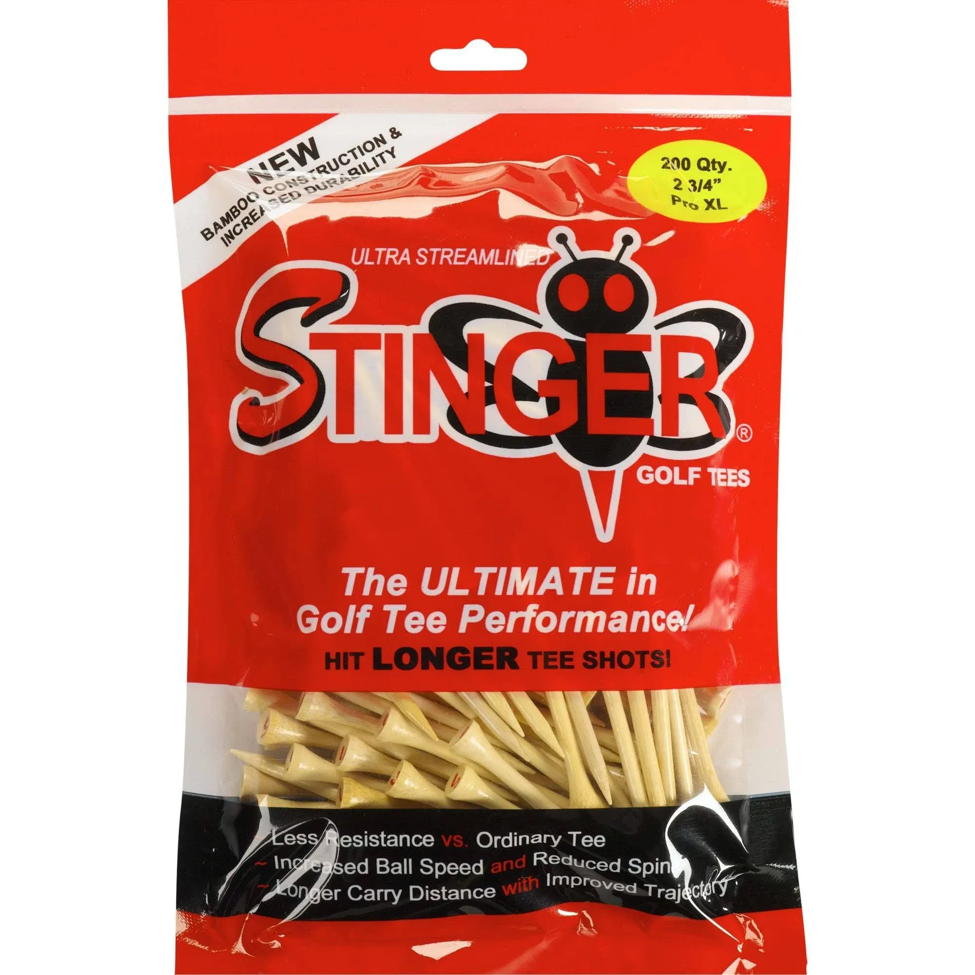 Stinger Golf Tees 2.75" Pro XL / 200