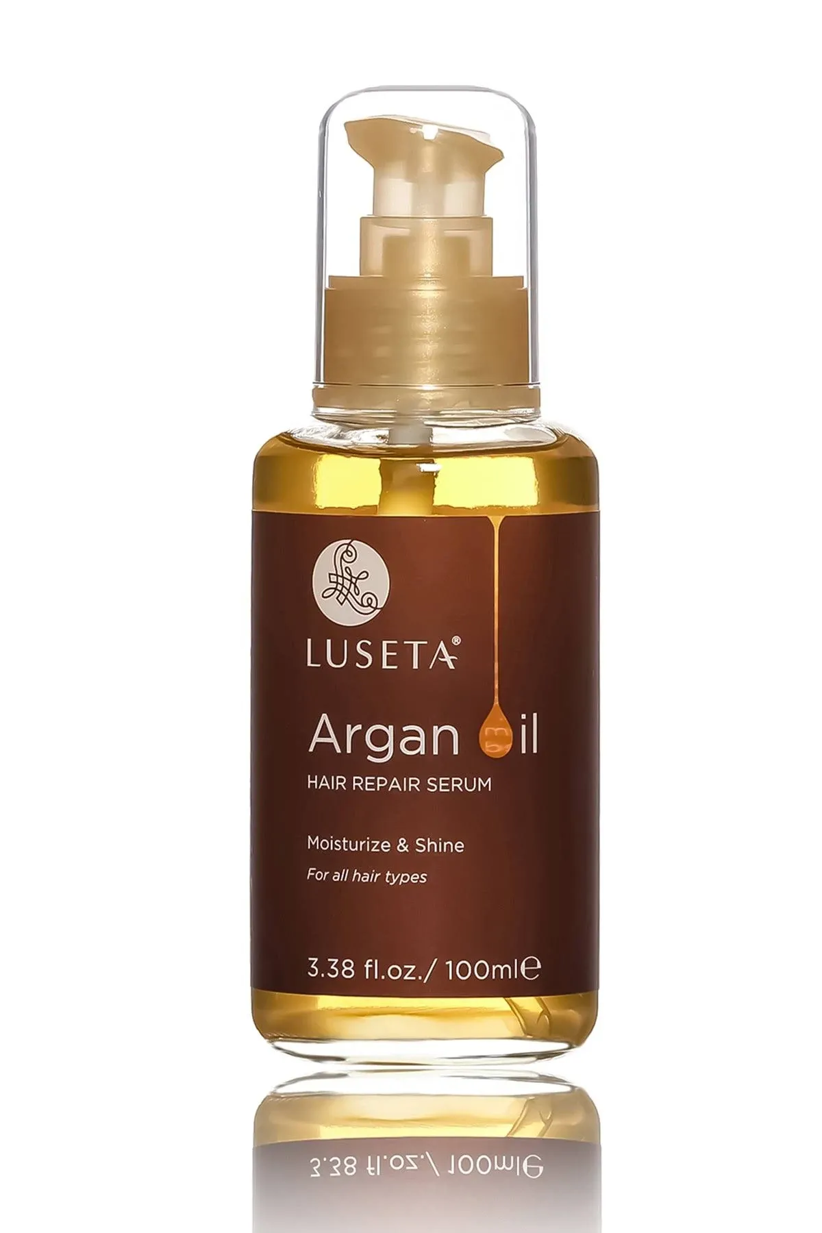 Luseta Beauty, Argan Oil, Hair Repair Serum, 3.38 fl oz (100 ml)