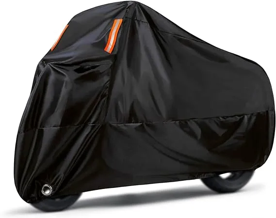 WinPower Outdoor Waterproof Motorcycle Cover All Weather Protection Winter Snow Universal Motorbike Bike Vehicle Cover, 104 x 41 x 49 inch, XXXL