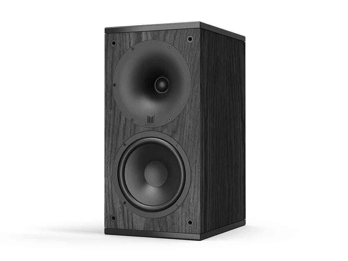 Monolith Encore B6 Bookshelf Speaker (Each) 6.5 Inch Powerful Woofer, 25mm Silk Dome Tweeter, Immersive Room Filling Sound, MDF Cabinet with Internal Bracing, Black