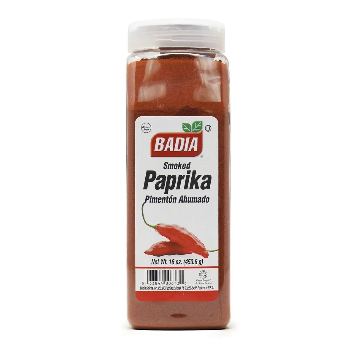 BADIA - Smoked Paprika 16 oz / 1lbs (6 PACK)- Pimenton Ahumado