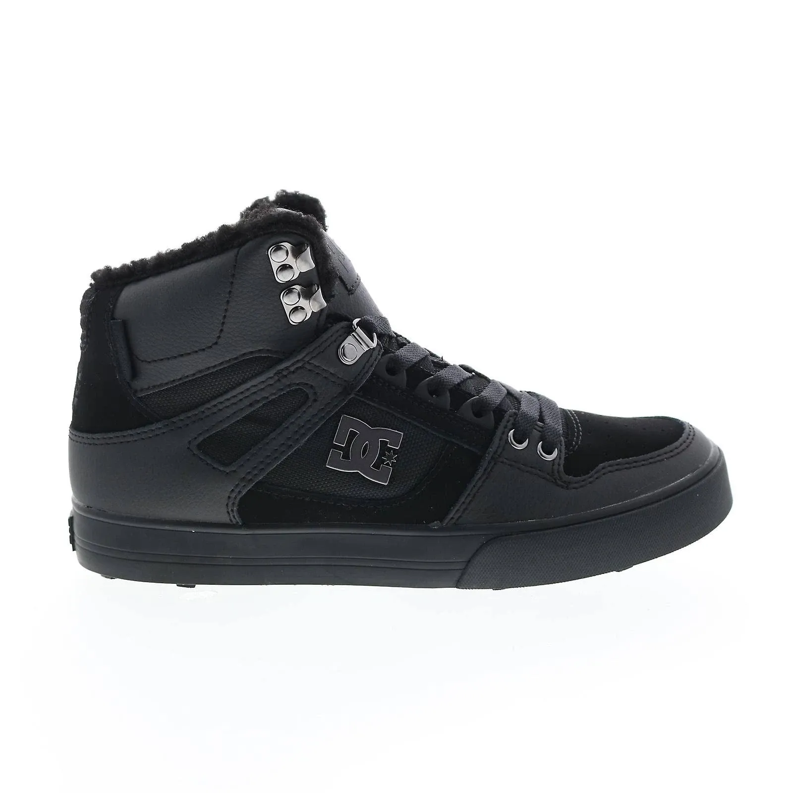 DC Pure High-Top WC WNT Men's Skate Shoes Black/Black/Black : 9 D