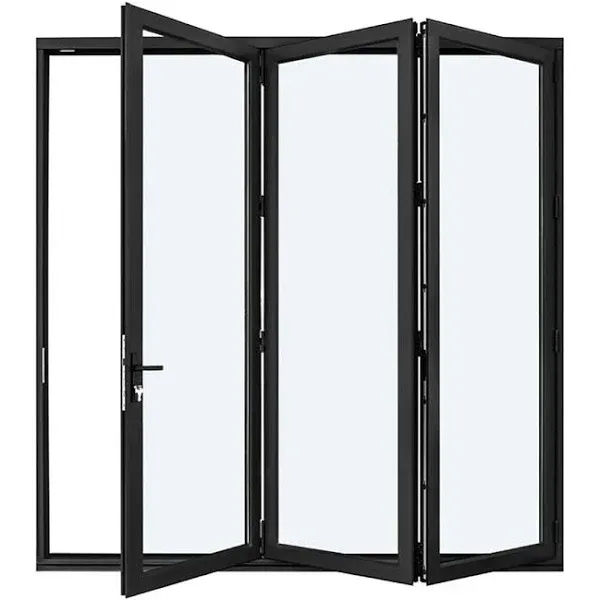 KaMic 96" x 96" 3 Panels Aluminum Folding Doors