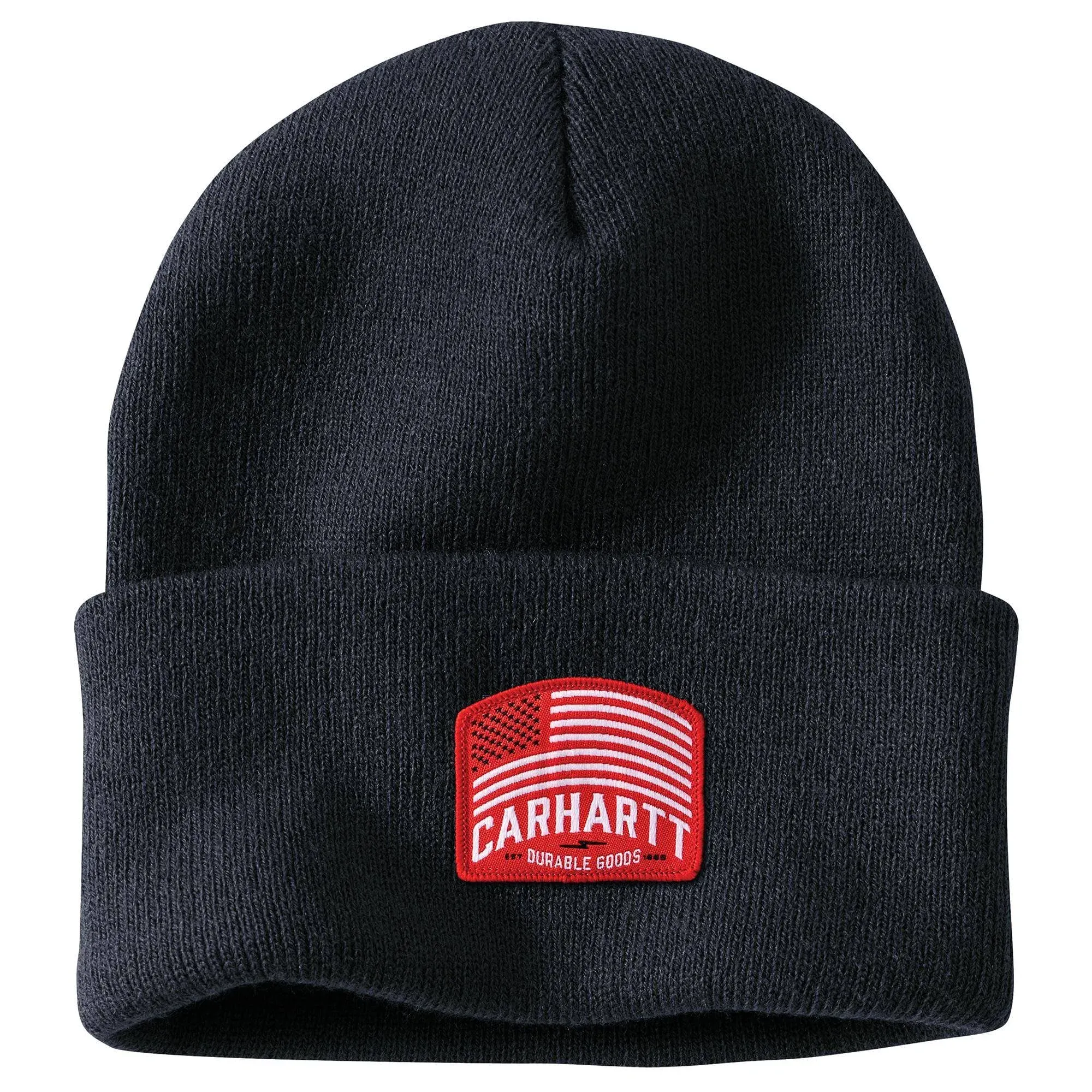 Carhartt Men's Knit Flag Patch Beanie